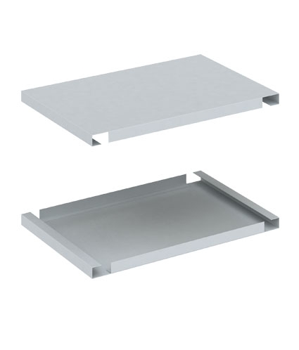 Полка для хранения обуви для шкафов ШРМ 20х835х460 мм